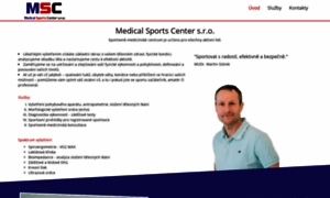 Medicalsportscenter.cz thumbnail