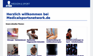 Medicalsportsnetwork.de thumbnail