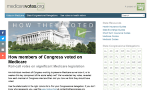 Medicarevotes.org thumbnail