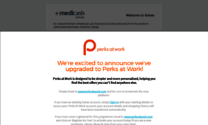 Medicash.corporateperks.com thumbnail
