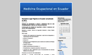 Medicinaocupacionalecuador.wordpress.com thumbnail