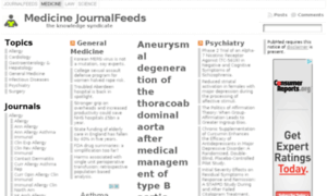 Medicine.journalfeeds.com thumbnail