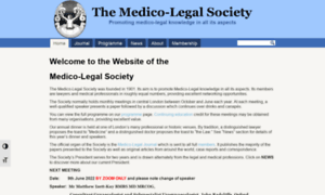 Medico-legalsociety.org.uk thumbnail