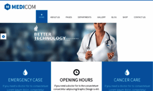 Medicom.snappytheme.com thumbnail