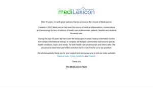Medilexicon.com thumbnail