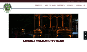 Medinacommunityband.org thumbnail