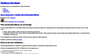 Mediocredeveloper.com thumbnail
