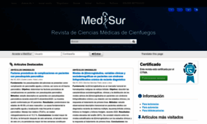 Medisur.sld.cu thumbnail