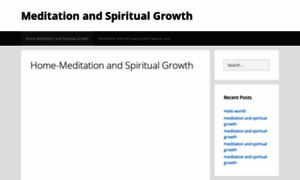Meditationandspiritualgrowth.com thumbnail