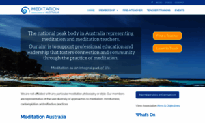 Meditationaustralia.org.au thumbnail