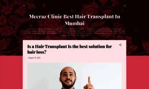 Meeraclinicbesthairtransplantinmumbai.blogspot.com thumbnail