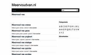 Meervoudvan.nl thumbnail