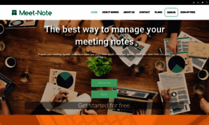 Meet-note.com thumbnail