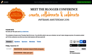 Meetthebloggeramsterdam2016.sched.org thumbnail