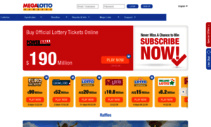 Mega-lotto-numbers.com thumbnail
