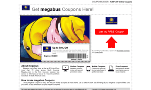 Megabus.couponrocker.com thumbnail