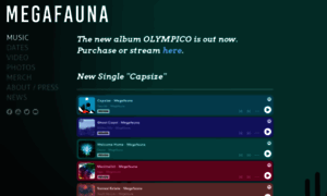 Megafaunamusic.com thumbnail