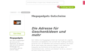 Megagadgets.gutscheincodes.de thumbnail