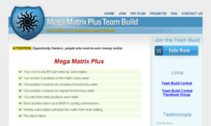 Megamatrixplus.teambuildcentral.net thumbnail