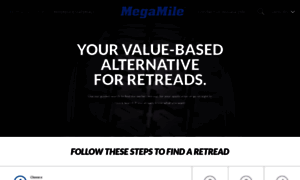 Megamileretreads.com thumbnail