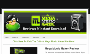 Megamusicmakerx.com thumbnail