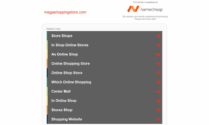 Megashoppingstore.com thumbnail