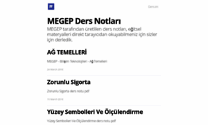 Megep.dersnotlari.me thumbnail