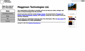 Megginson.com thumbnail
