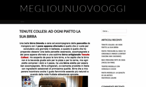 Megliounuovooggi.wordpress.com thumbnail