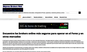 Mejoresbrokersweb.com thumbnail