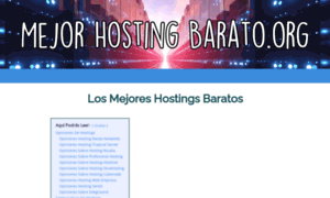 Mejorhostingbarato.org thumbnail