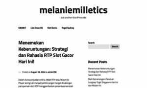 Melaniemilletics.com thumbnail