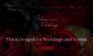 Melaniesflorals.com thumbnail