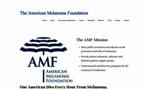 Melanomafoundation.org thumbnail