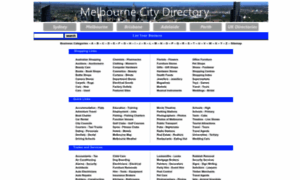 Melbourne-city-directory.com.au thumbnail