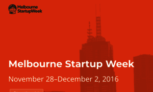 Melbourne.startupweek.co thumbnail
