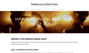 Melbournebandhire.com thumbnail