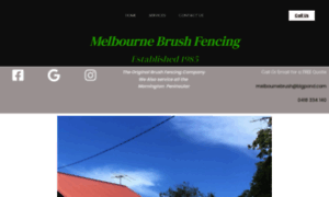 Melbournebrushfencing.com.au thumbnail