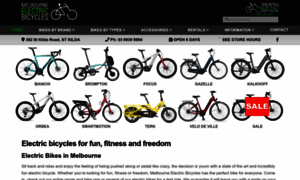 Melbourneelectricbicycles.com.au thumbnail