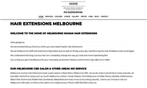 Melbournehumanhairextensions.com.au thumbnail
