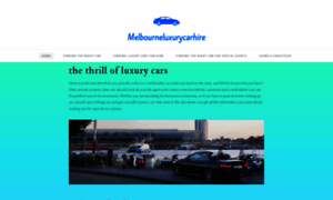 Melbourneluxurycarhire.com.au thumbnail