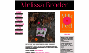 Melissabroder.com thumbnail