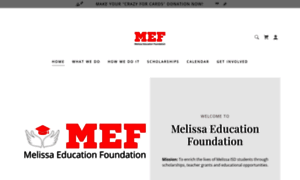 Melissaeducationfoundation.com thumbnail