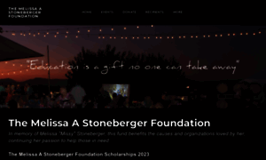 Melissastonebergerfoundation.org thumbnail