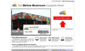 Mellowmushroom.couponrocker.com thumbnail