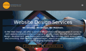 Melwebdesign.com thumbnail