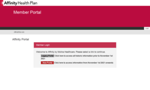 Memberportal.affinityplan.org thumbnail
