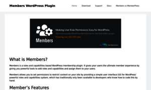 Members-plugin.com thumbnail