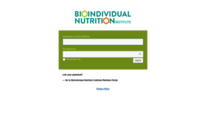 Members.bioindividualnutrition.com thumbnail