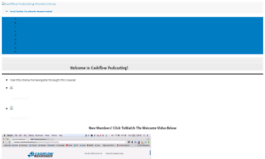 Members.cashflowpodcasting.com thumbnail
